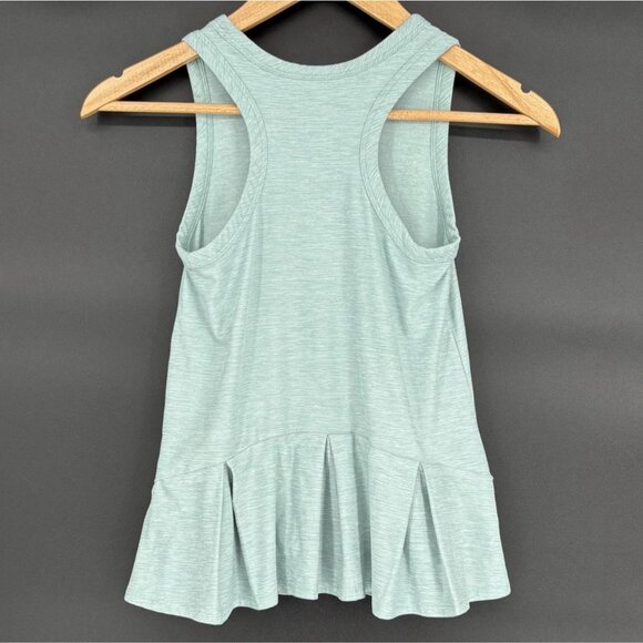 Hanna Andersson Girl's Sleeveless Solid Active Dress Size 5 Green Activewear - Picture 2 of 5